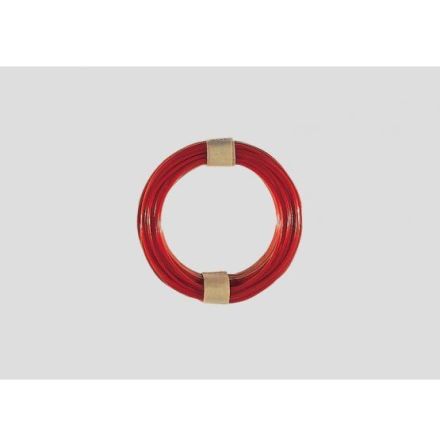 7105 Rd kabel 0,19mm 10M