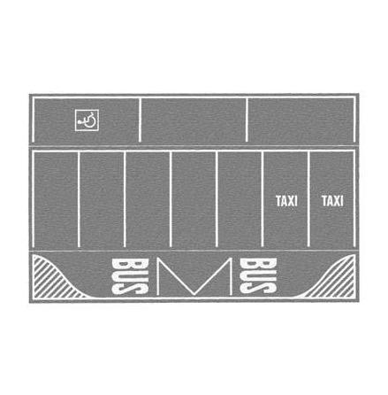 N60720 Car-Park Gray, 2 pcs 220 mm x 140 mm 